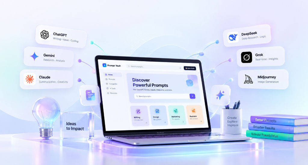 PromptVault 3D AI Platform Preview
